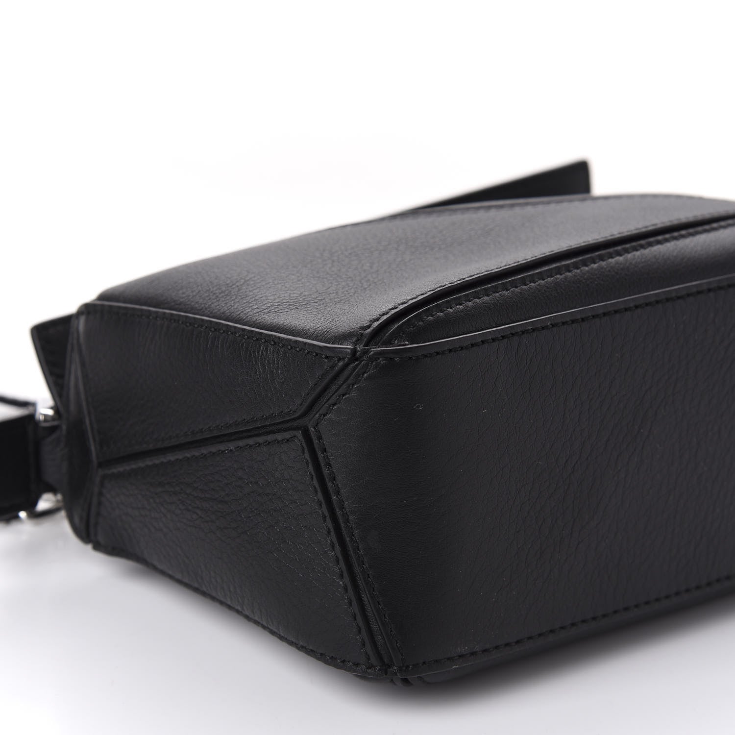 Loewe Calfskin Mini Puzzle Bag Black 7 of 10