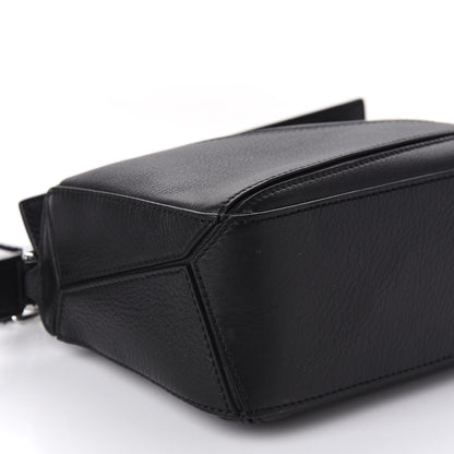 Loewe Calfskin Mini Puzzle Bag Black 7 of 10