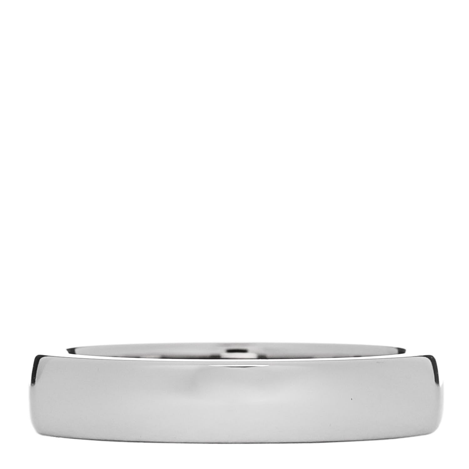 Harry Winston Platinum Diamond Vertical Row Wedding Band Ring 56 7.5 3 of 4