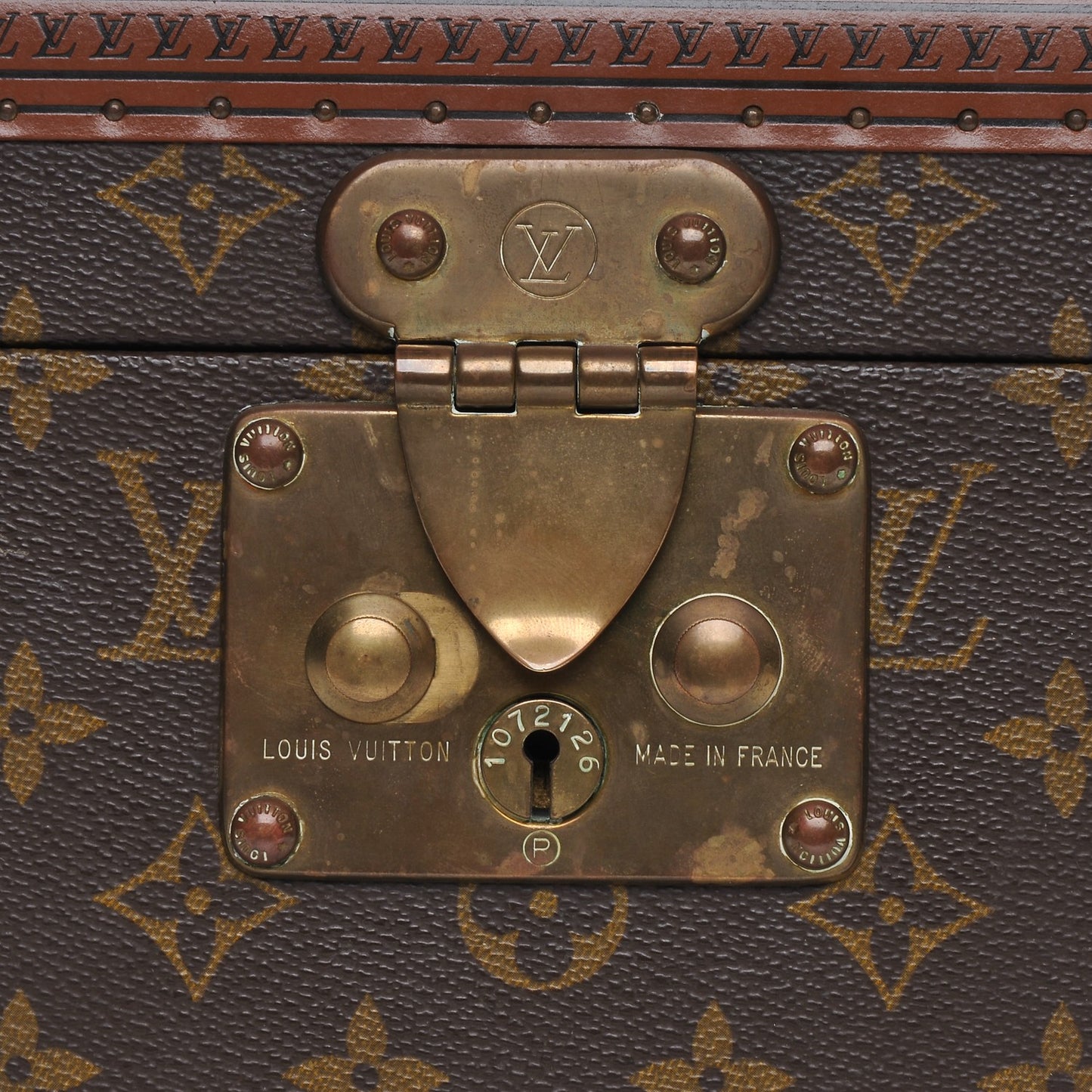 Monogram Boite Flacons Beauty Train Trunk Case