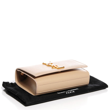 Saint Laurent Grain De Poudre Small Classic Monogram Satchel Powder 4 of 7