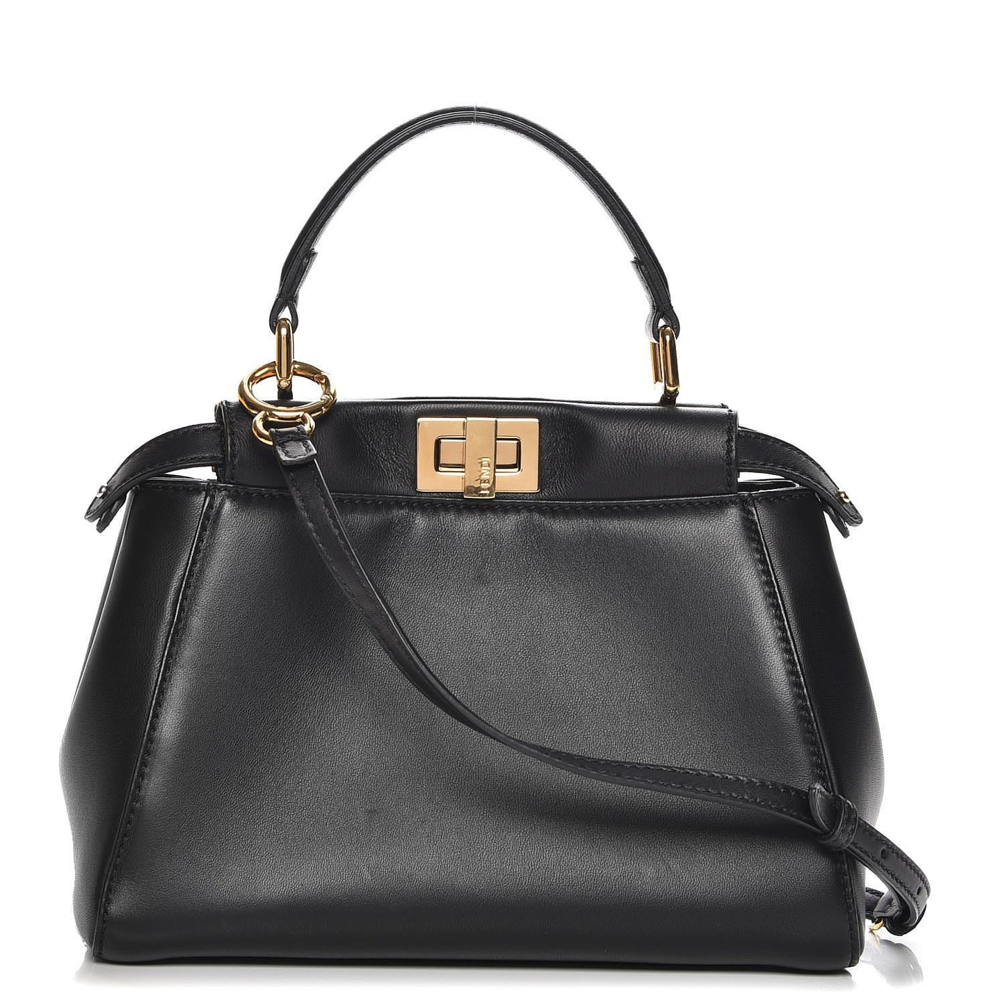 Nappa Mini Peekaboo Iconic Satchel Black