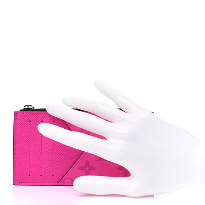 Louis Vuitton Taigarama Coin Card Holder Fuchsia 2 of 7