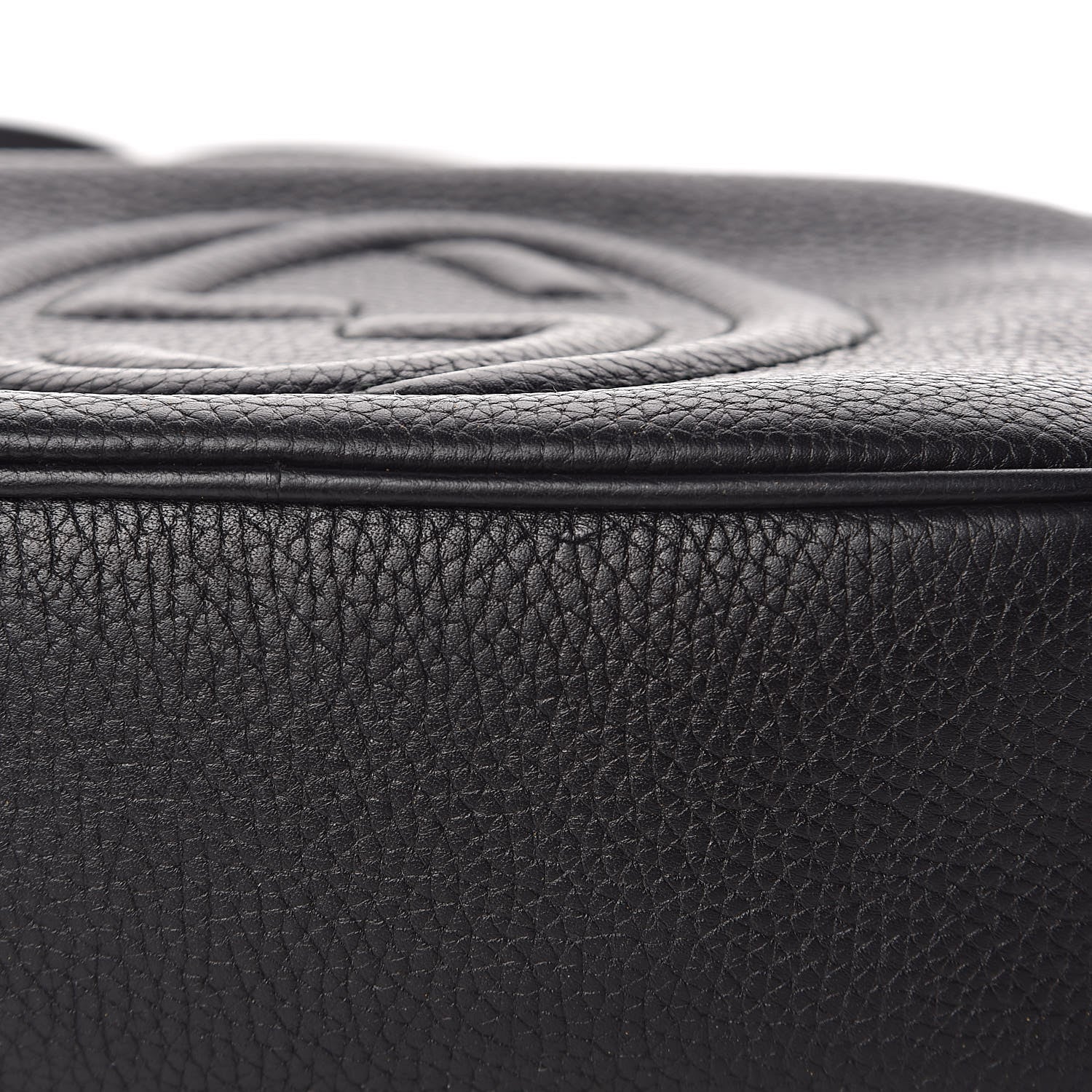 Gucci Pebbled Calfskin Small Soho Disco Bag Black 10 of 11