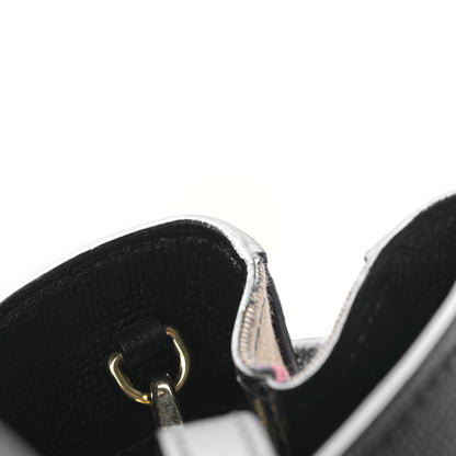 Burberry Grainy Calfskin House Check Large Banner Tote Black 10 of 10
