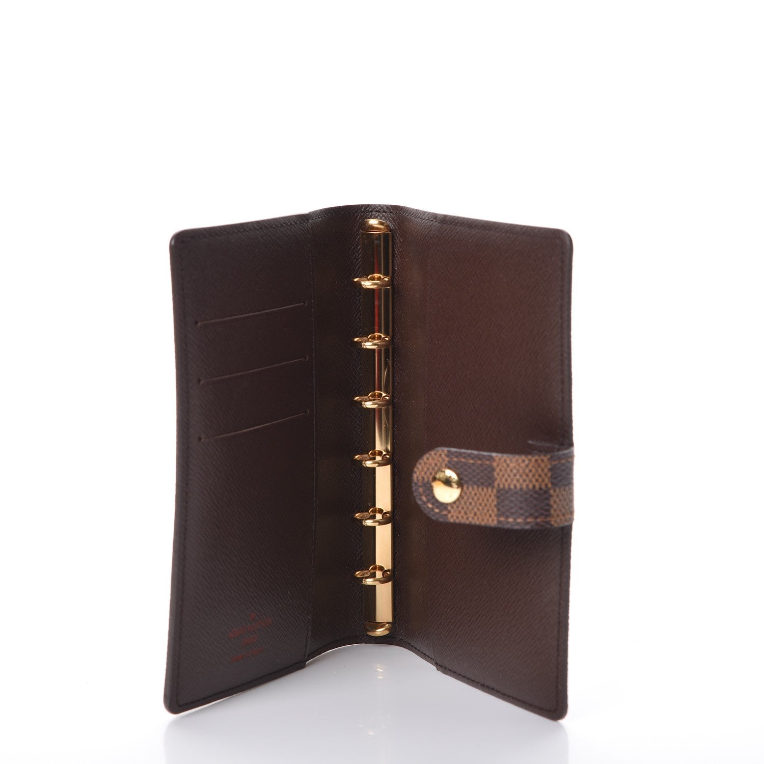 Louis Vuitton Damier Ebene Small Ring Agenda Cover 5 of 7