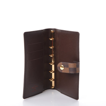 Louis Vuitton Damier Ebene Small Ring Agenda Cover 5 of 7