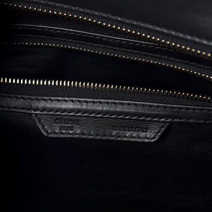 Celine Smooth Calfskin Mini Luggage Black 6 of 9