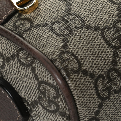 Gucci GG Supreme Monogram Web Mini Ophidia Shoulder Bag Brown 12 of 16