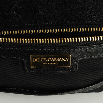Dolce & Gabbana Canvas Leopard Print Small Miss Sicily Satchel 6 of 8