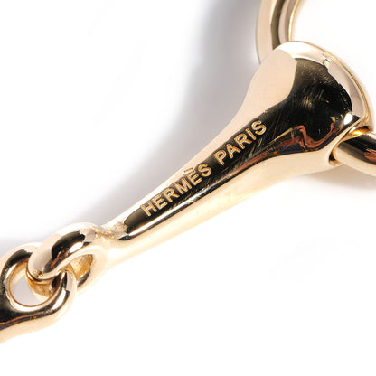Hermes Permabrass Mors Scarf Ring Gold 3 of 5