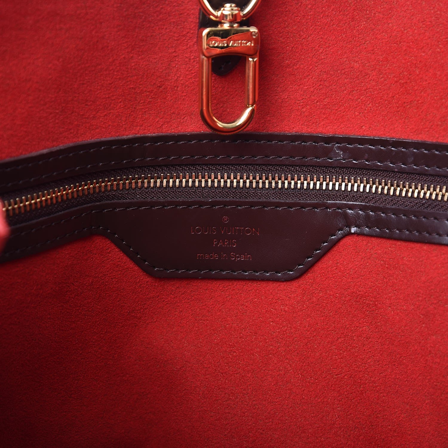 Louis Vuitton Damier Ebene Hampstead MM 6 of 13