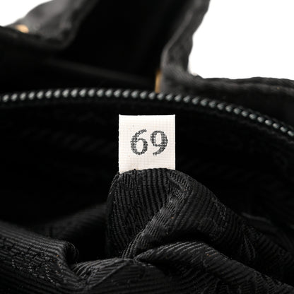 Prada Tessuto Nylon Vela Quilted Chain Backpack Black 7 of 13