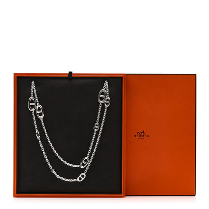 Hermes Sterling Silver Farandole Necklace 120 6 of 6