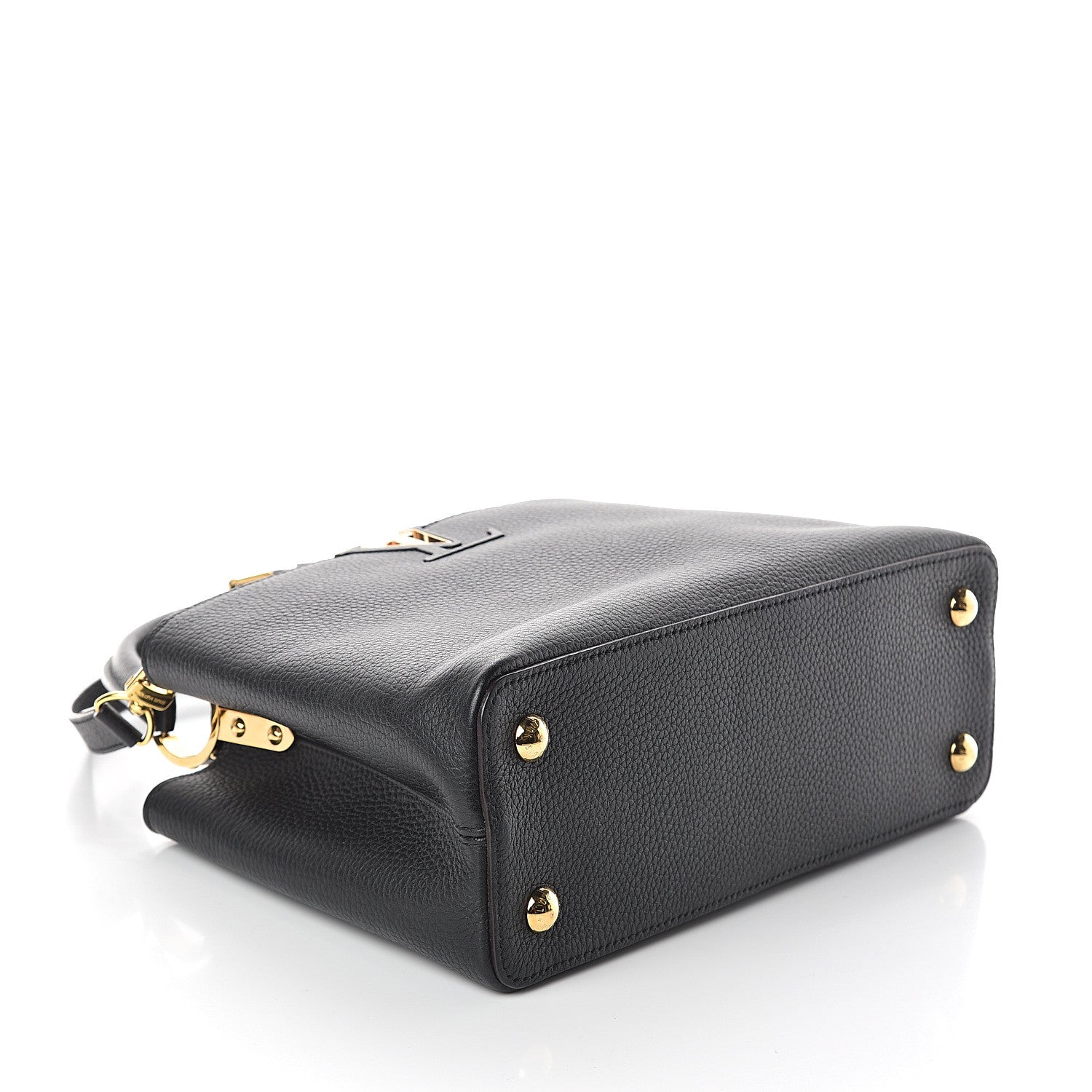 Louis Vuitton Taurillon Capucines PM Black 3 of 8