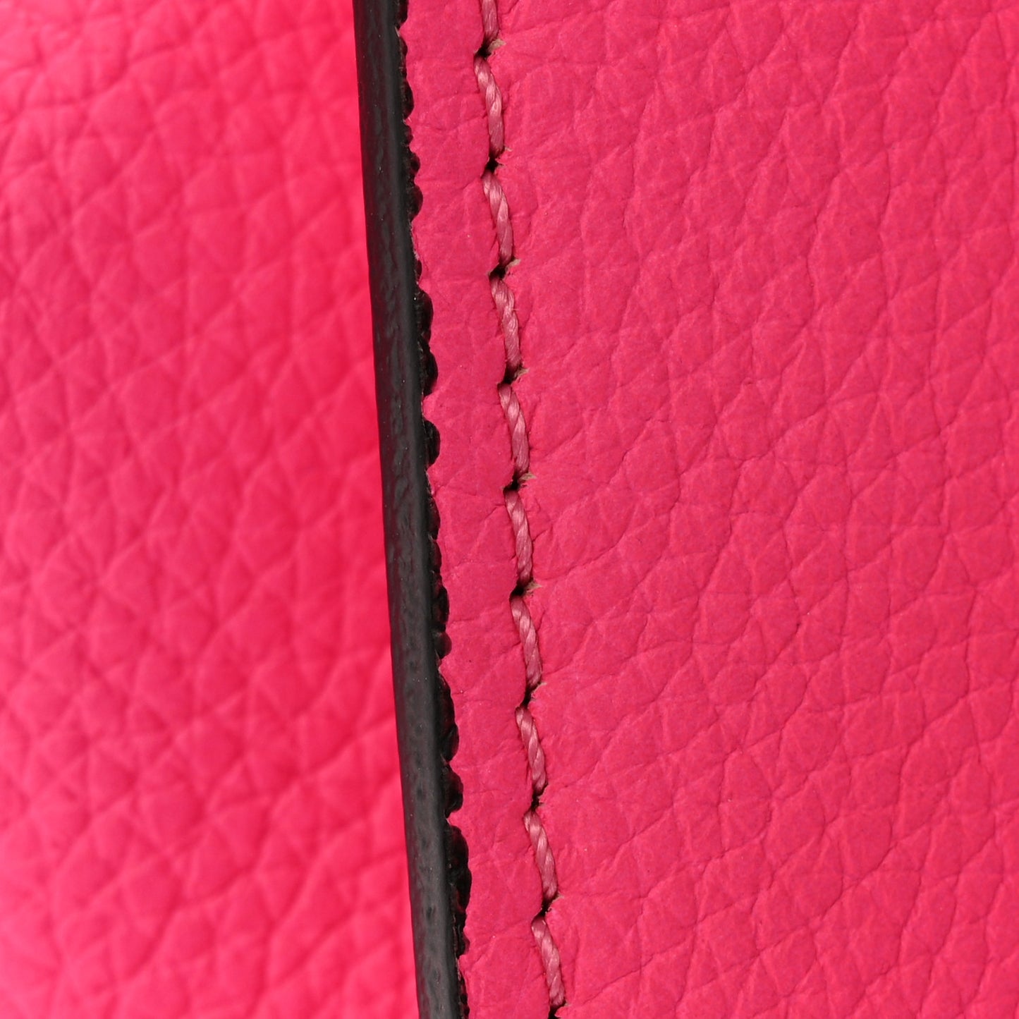 Drummed Calfskin Mini Luggage Fluo Pink