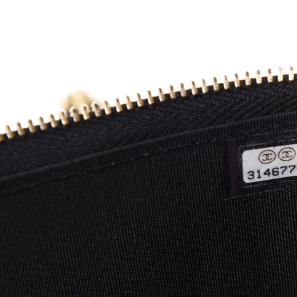 Chanel Lambskin Quilted Small Top Handle Vanity Case With Chain Black 9 of 12