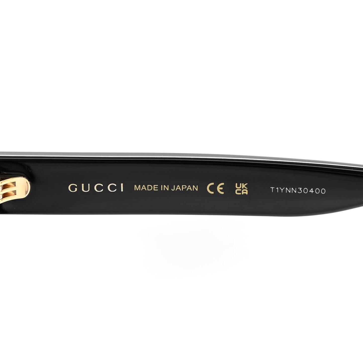 Acetate Round Sunglasses GG 0035S Black