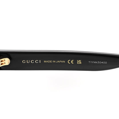 Gucci Acetate Round Sunglasses GG 0035S Black 5 of 7