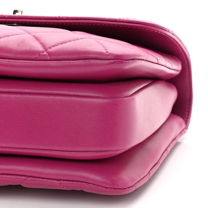 Chanel Lambskin Quilted Small Trendy CC Flap Dual Handle Bag Pink 10 of 11