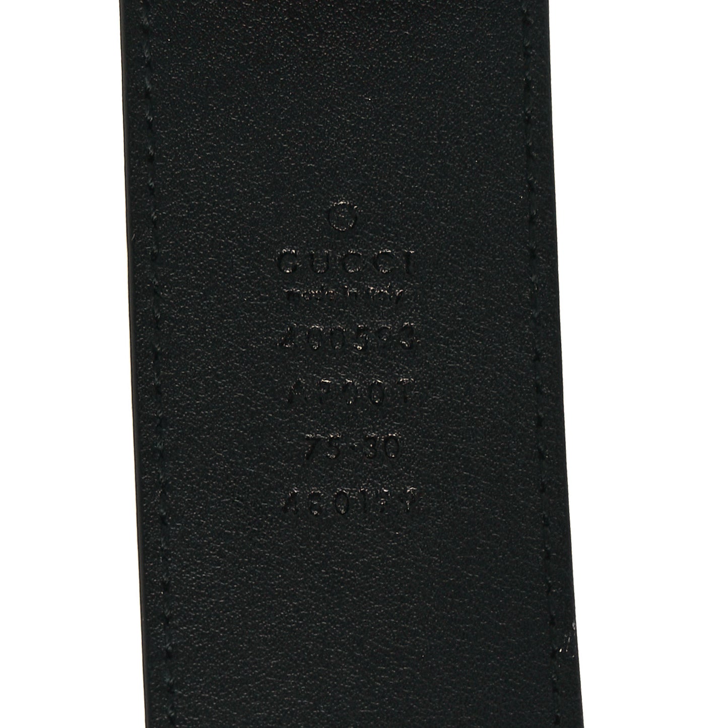 Calfskin Double G 40mm Belt 75 30 Black