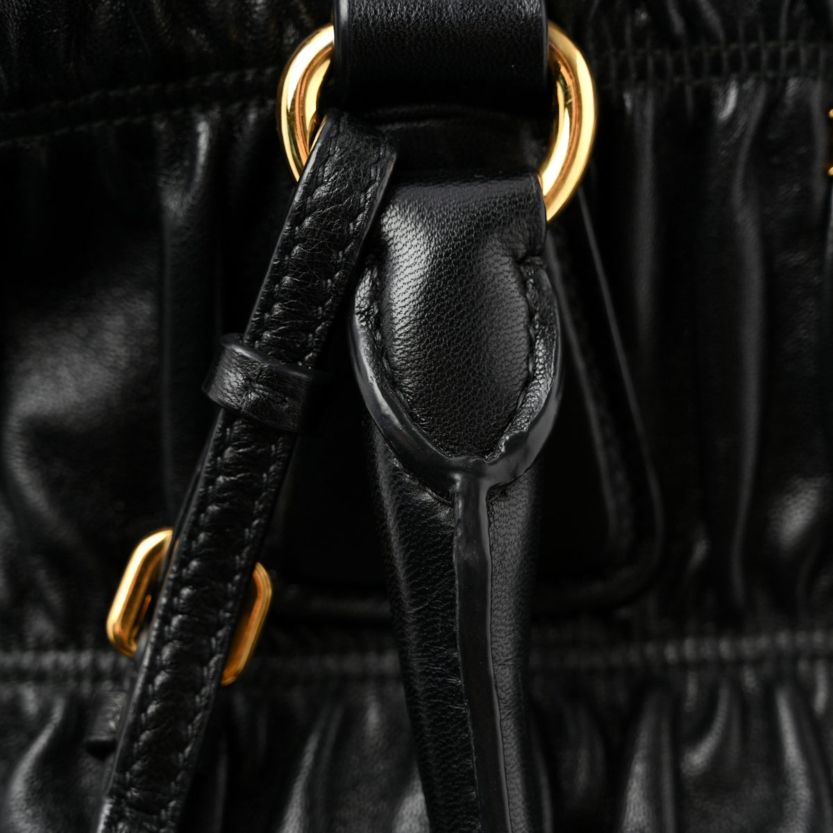 Prada Nappa Gaufre Tote Black 13 of 13