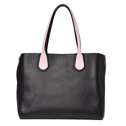Christian Dior Calfskin Small Addict Shopping Tote Black Pink 1 of 16