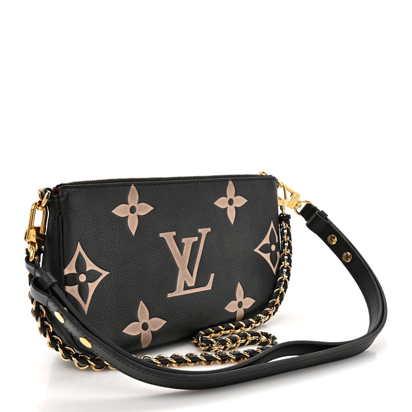 Empreinte Monogram Giant Multi Pochette Accessories Black Beige