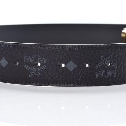 MCM Saffiano Visetos Reversible Belt Black 8 of 8
