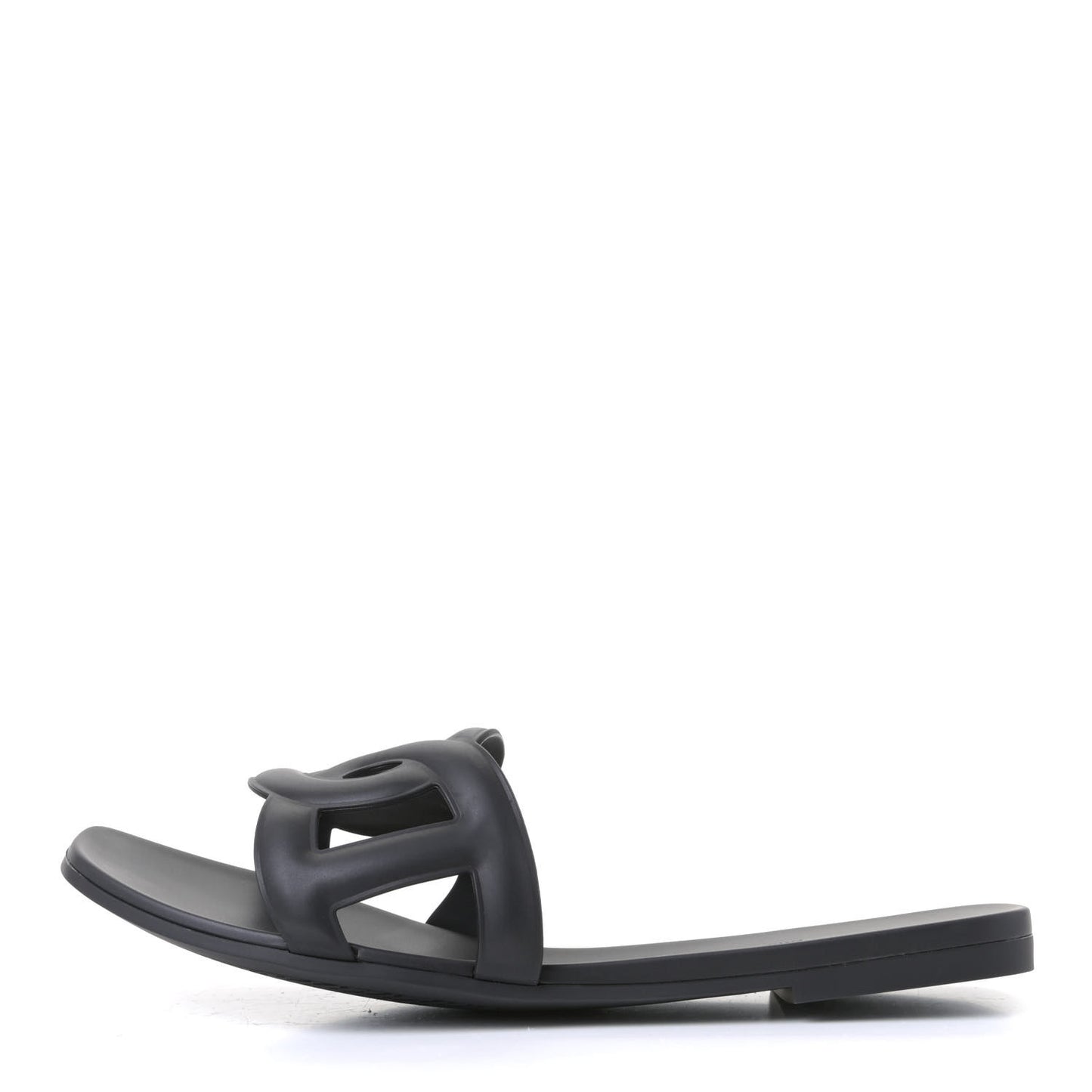 Rubber Aloha Sandals 40 Black