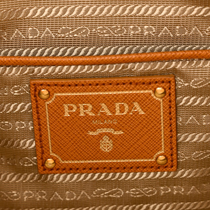 Prada Saffiano Lux Tote Ocra 6 of 9