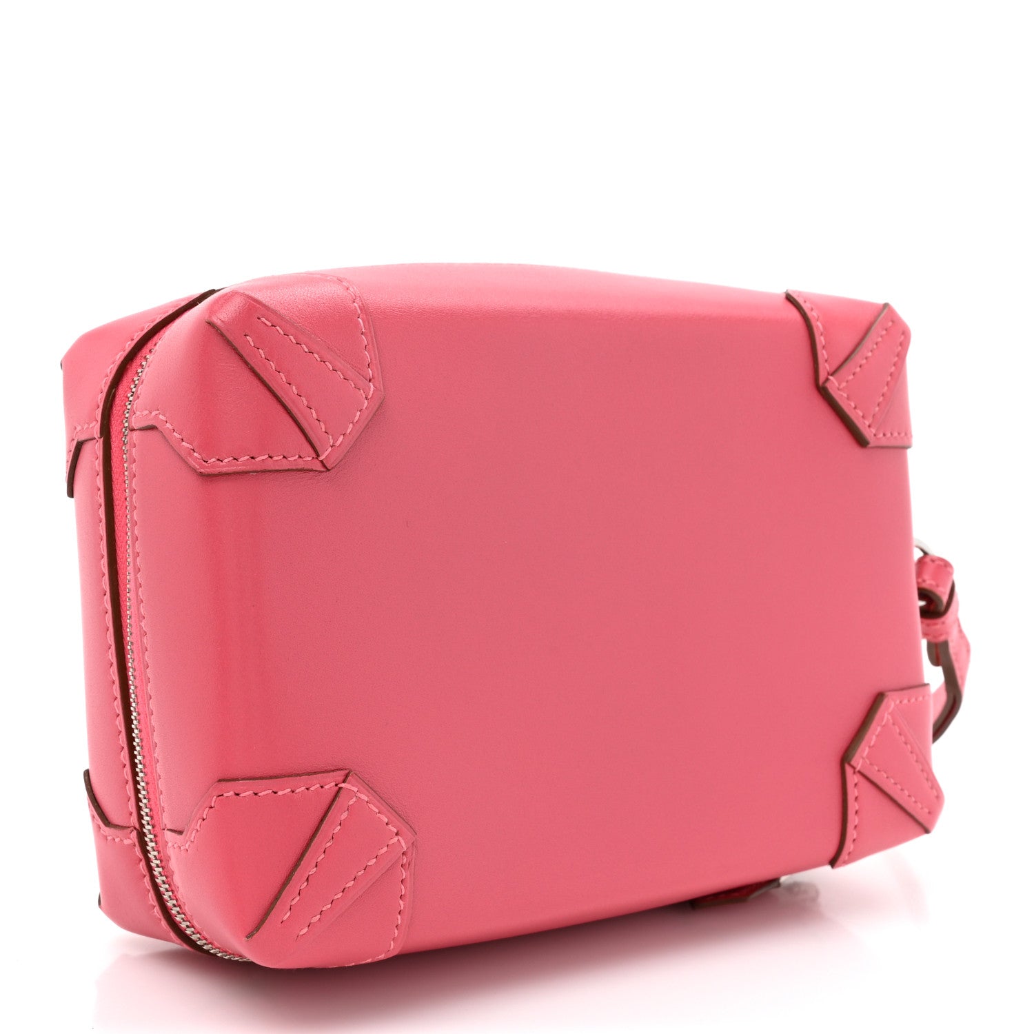 Hermes Tadelakt Mini Pochette Maxibox Rose Lipstick 3 of 8