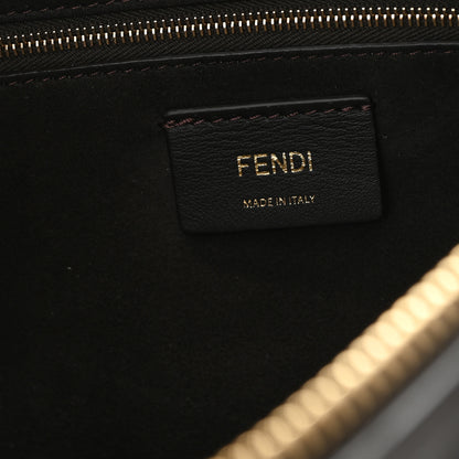 Fendi Fabric Jacquard Vitello Grace FF 1974 Medium Simply Fendi Shoulder Bag Tobacco Moro Ebano 6 of 10