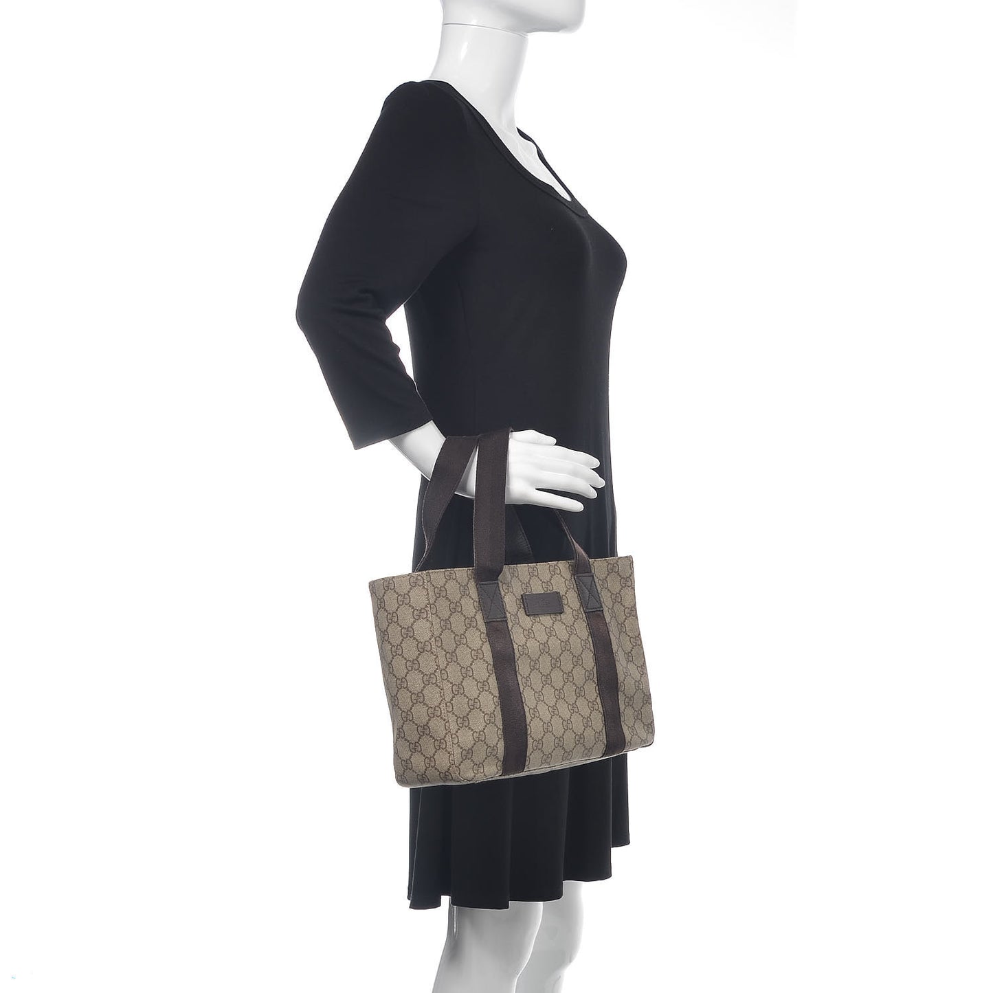 Monogram Small Tote Brown