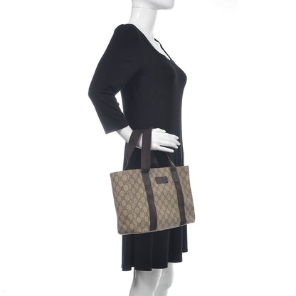 Gucci Monogram Small Tote Brown 3 of 12