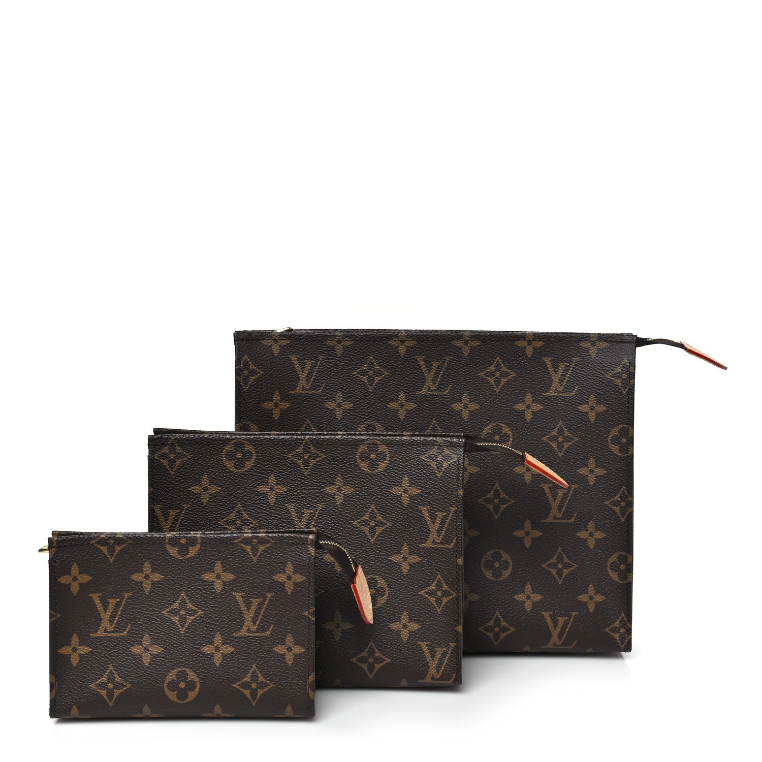 Louis Vuitton Monogram Trio Toilet Pouch Set 1 of 10