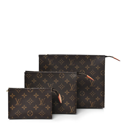 Louis Vuitton Monogram Trio Toilet Pouch Set 1 of 10