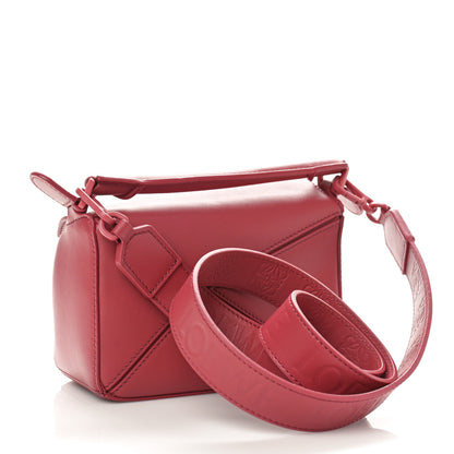 Loewe Calfskin Mini Puzzle Bag Plumrose 3 of 9