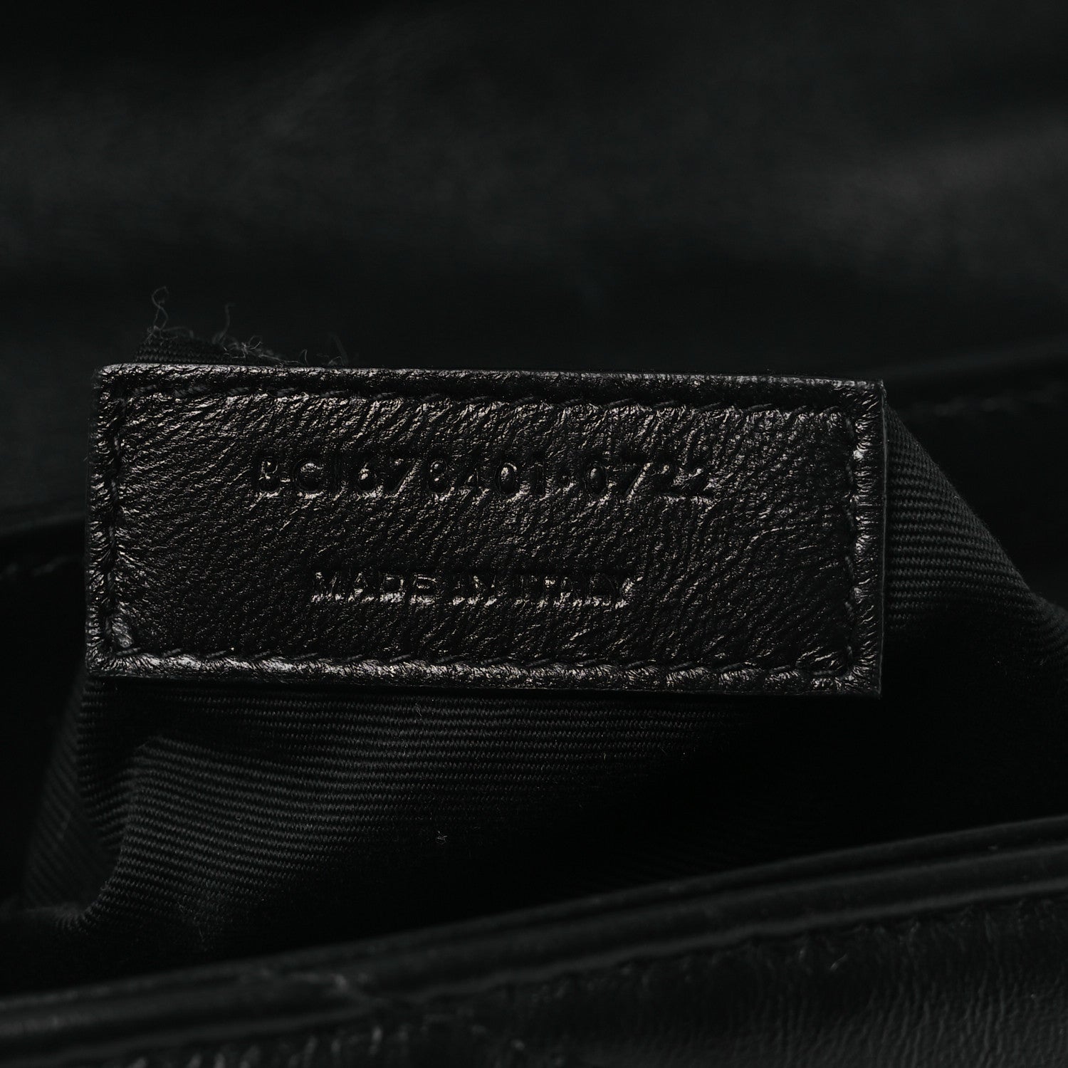 Saint Laurent Calfskin Y Quilted Monogram Monochrome Toy Loulou Crossbody Bag Black 14 of 28