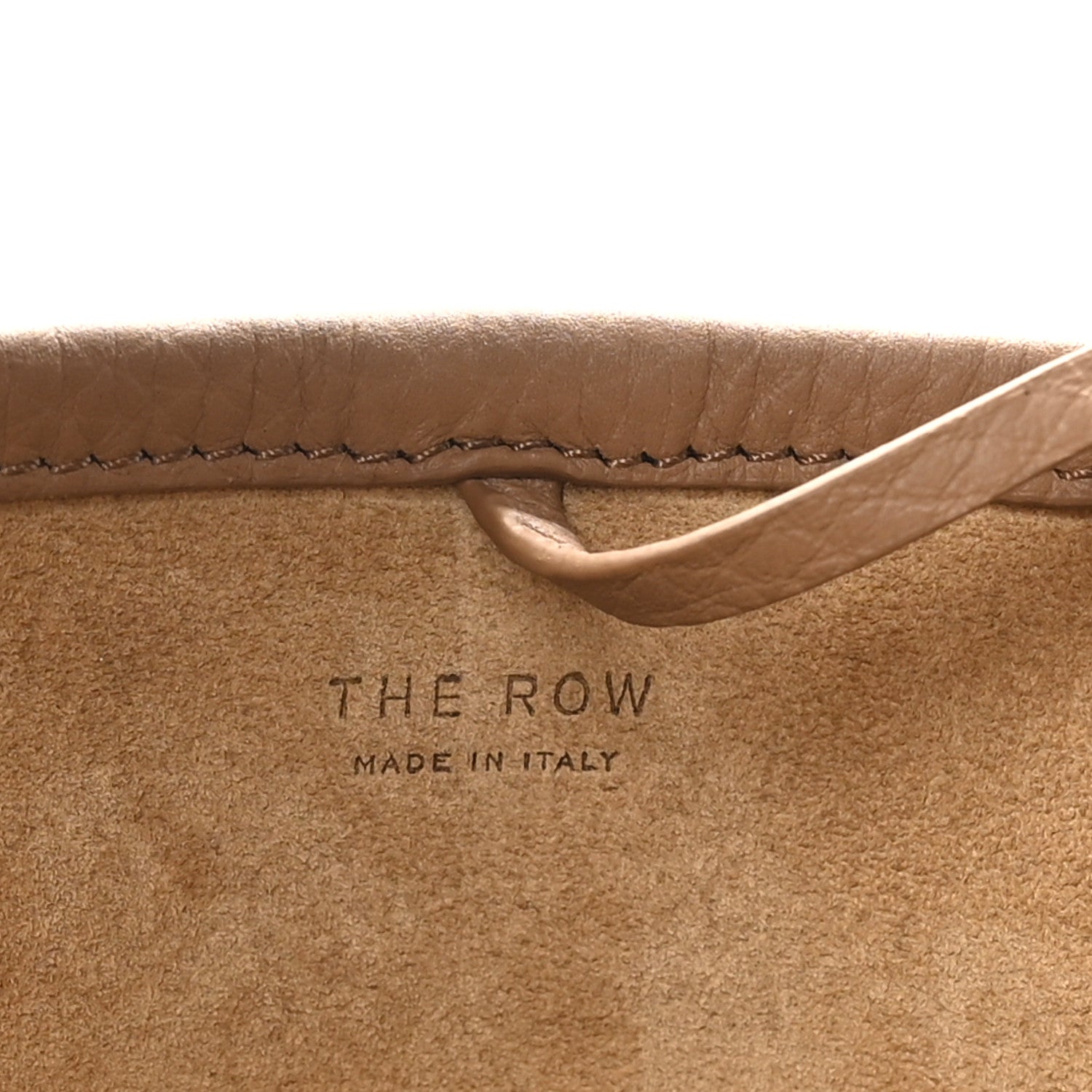 The Row Grained Calfskin Small N/S Park Tote Sandpit 6 of 9