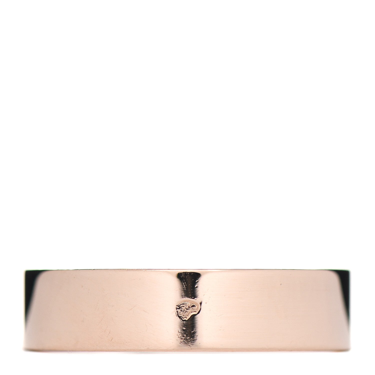 Hermes 18K Rose Gold PM Collier De Chien Ring 54 7 3 of 5
