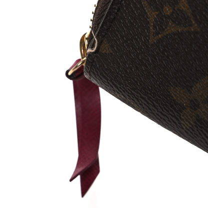 Louis Vuitton Monogram Clemence Wallet Fuchsia 9 of 10