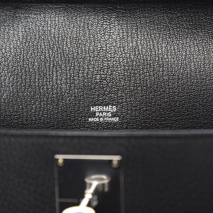 Hermes Taurillon Clemence Jypsiere 31 Black 6 of 10