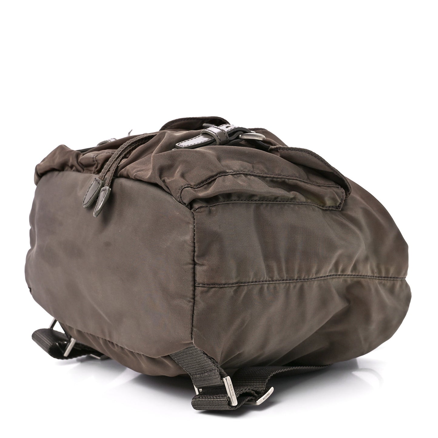 Nylon Vela Small Backpack Fumo