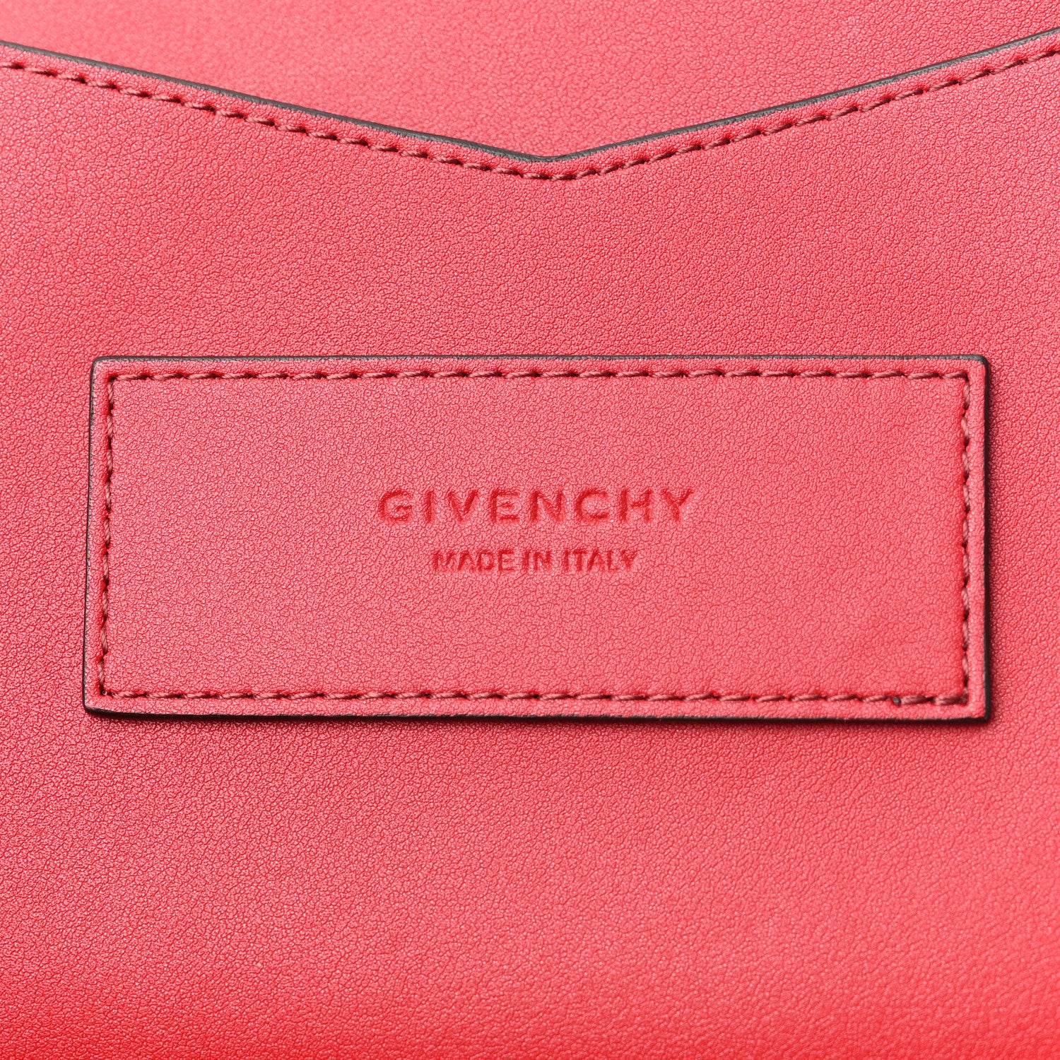 Givenchy Calfskin Medium GV Shopper Tote Dark Red 6 of 10