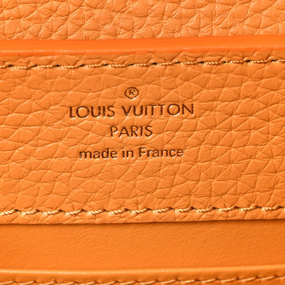 Louis Vuitton Taurillon Mini Capucines Safran Imperial 6 of 9