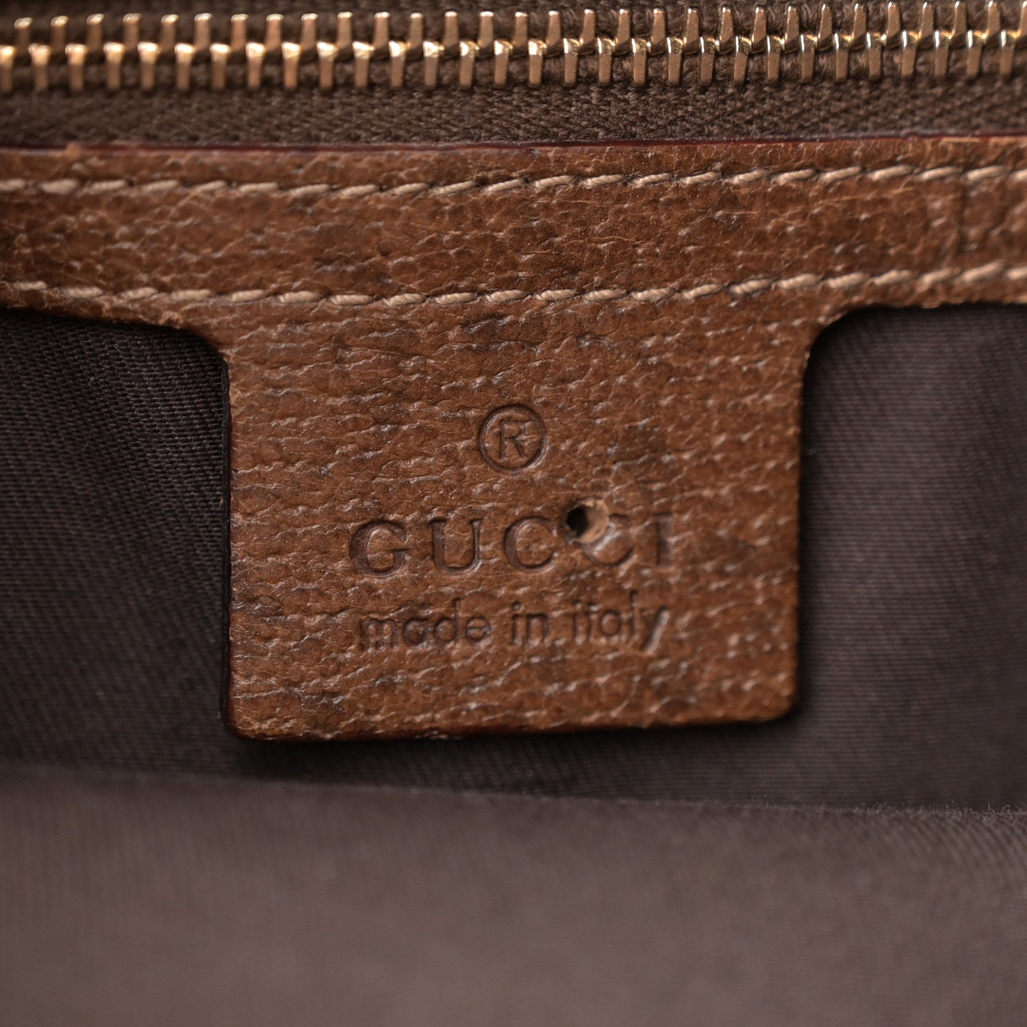 Gucci Monogram Piston Lock Jackie O Hobo Dark Brown 6 of 12