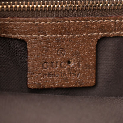 Gucci Monogram Piston Lock Jackie O Hobo Dark Brown 6 of 12
