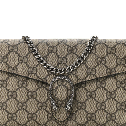 Gucci GG Supreme Monogram Mini Dionysus Chain Wallet Beige Taupe 7 of 9