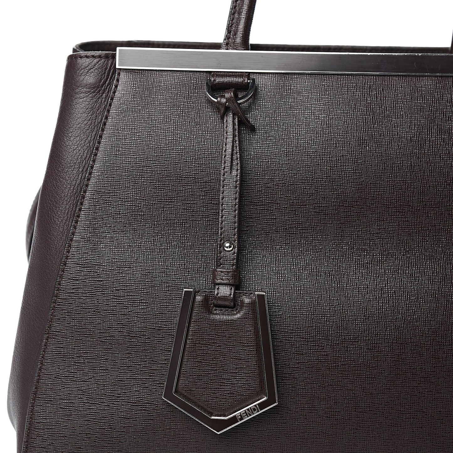 Vitello Elite Regular 2Jours Tote Caffe Noir